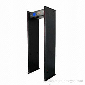 Waterproof Walk-through Metal Detectors with 5.7-inch LCD, English and Chinese Bilingual Menu